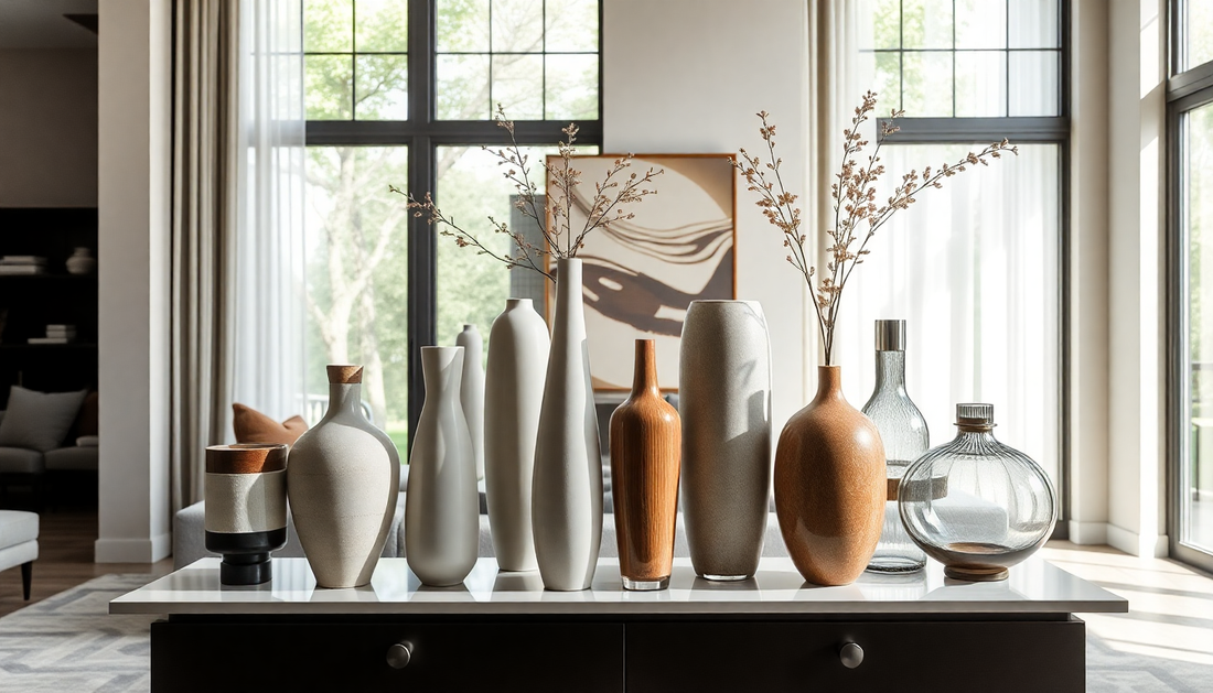 Elevate Your Space: How to Choose the Right Vase Shape & Size for Your Room