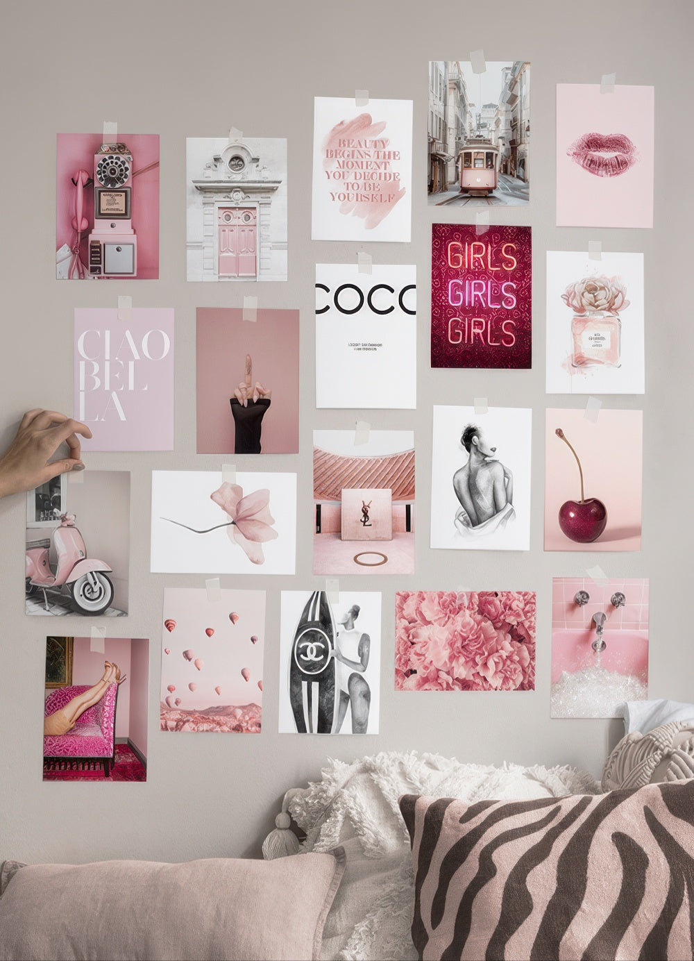 collage wall