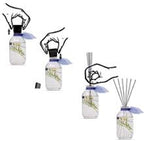 LOVSPA Reed Diffuser Sticks, Set of 80 Wood Rattan Replacement Reed Sticks for Diffuser Oil Bottles, 10 Bundles of 8 (8 inch)