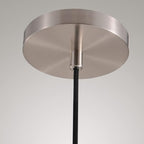 Modern Brushed Nickel Pendant Lights, Raindrop Pendant Light, Pendant Lights Kitchen Island, Interior Pendant Light in The Kitchen Island Living Room Bedroom Bathroom, Including Bulb