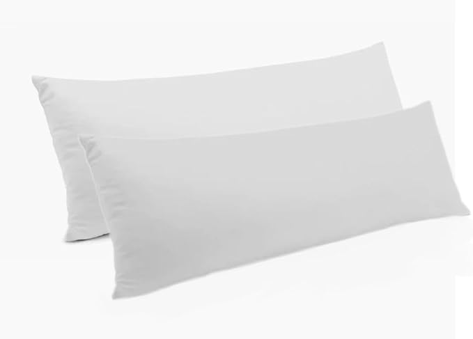 MoonRest® Synthetic Down Alternative 14x28 Lumbar Pillow Insert Form, for Decorative Throw Pillow, Sofa, Cushions, Body and Bed - Pack of 2- Size 14” X 28”