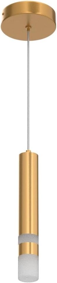 Modern Pendant Light Kitchen Fixture Dimmable LED Gold Mini Pendant Lighting fo Kitchen Island Bedroom Bedside Table Small Pendant Lights (3-Pack)