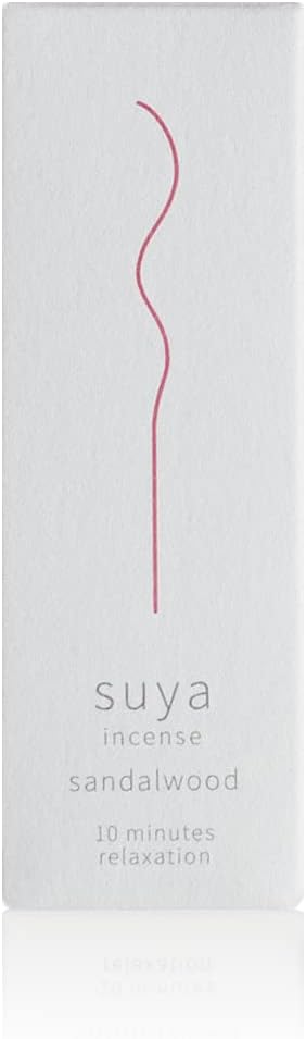 suya Japanese Incense Sandal Wood with Holder 30pcs Stick 10minitus rerax