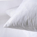 Euro Pillow Inserts 28x28 - Down Feather Pillow Inserts-Cotton Fabric-Set of 2-White.
