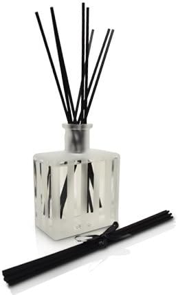 LOVSPA Reed Diffuser Set, English Pear & Bergamot Scented Oil Diffuser with Sticks, Home Fragrance Accessories for Bathroom Shelf Decor, Aroma Diffusers for Home or Office Desk, USA Made