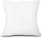 20 x 20 Throw Pillow Inserts, Outdoor Pillows Water-Resistant, Square Form Cushion Stuffer for Garden, Bench, Patio, Lightweight Soft Fillers for Sofa, Bed, and Home Décor