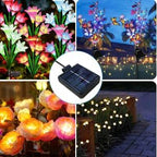 Solar Lantern Light Replacement Top ,LED Solar Panel Lantern Lid Lights Replacement Part for Outdoor Flower DIY Solar Flower Lights Garden Patio Decor (Square 4 PCS)