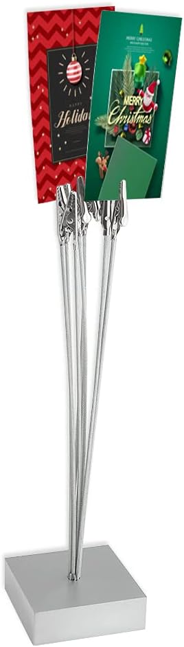 2Pack 8-Branch Tree Style Memo Photo Holder Clip Table Number Holder for Memo Photo Christmas Wedding Card Display