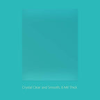 Binditek 100 Pack 6 Mil PVC Binding Report Covers, 8.5 x 11 Inches, Letter Size, Square Corners, Un-Punched, Office Supplies