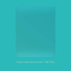 Binditek 100 Pack 7 Mil PVC Plastic Binding Covers, 8.5 x 11 Inches, Letter Size, Square Corners, Un-Punched, Office Supplies