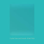 Binditek 100 Pack 10 Mil PVC Clear Binding Covers, 8.5 x 11 Inches, Letter Size, Square Corners, Un-Punched, Office Supplies