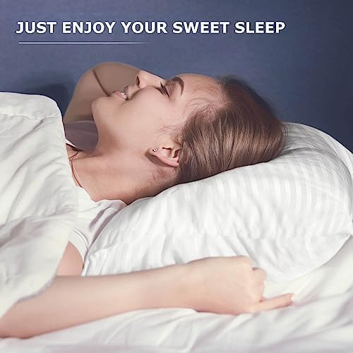 Pillows Standard Size Set of 2, Soft Down Alternative Bed Pillows for Sleeping, Pillows 2 Pack for Back, Stomach or Side Sleepers, Cooling Hotel Fluffy Pillows, Machine Washable