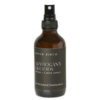 River Birch Mahogany Woods Scented Linen and Room Spray | Home Fragrance | 4 oz Glass Amber Bottle | Luxury Signature Scent | Handmade in Texas