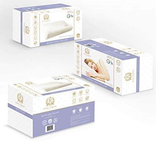 Royal Therapy Travel Memory Foam Pillow, Neck Pillow Bamboo Adjustable Side Sleeper Pillow (Travel 18 x 12 x 5)