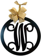 Family Name Letter Home Decor, Cursive Monogram Initial Decor for Wall, Metal ACM Initial Sign, 24 inch, Outdoor, Wedding Gift, Birthday Gift for Her, Christmas Present for Parents