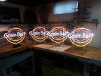 Neon Signs Beer Bar Bar Grain Belt Beer Lamp Sign Glass Neon Signs for Office Hotel Pub Cafe Birthday Party Man Cave Neon Light Art Wall Lights 24 X 20 Inches