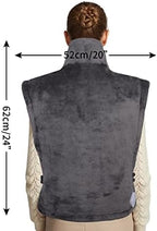Ruqiji 26" x 35" Neck&Shoulder&Back Heating Pad with12 Temperature Settings, Pain Relief for Back/Neck/Shoulders/Menstrual Pain, Christmas Gifts for Women Men Mom Dad-Dark Grey