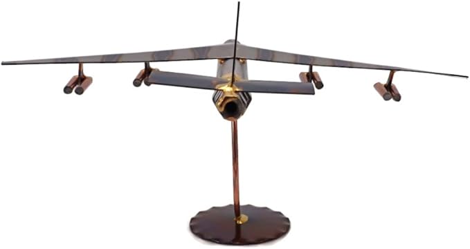 B-52 Bomber Collectible Handmade Metal Art Figurine, Desk Accessories, Trophy, Boss Gift, Home Office Décor, Airplane