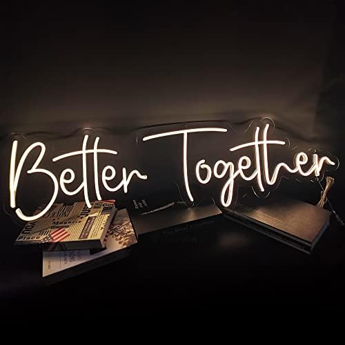 Custom LED Neon Signs for Bedroom Wall Decor Personalized Neon Signs for Wedding Birthday Party or Bar Logo(Extra Large Size: 50"-60")