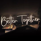 Custom LED Neon Signs for Bedroom Wall Decor Personalized Neon Signs for Wedding Birthday Party or Bar Logo(Large Size: 36"-50")