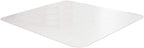 Resilia Office Desk Chair Mat - for Low Pile Carpet (with Grippers) Clear, 30 Inches x 48 Inches, Made in The USA
