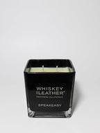Whiskey & Leather Scented Candle - Speakeasy – Additional Scents and Sizes – 100% Cotton Lead-Free Wick - Luxury Air Freshening Jar Candles - Perfect Home Decor – 16oz