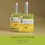 Enviroscent Non-Toxic Air Freshener for Home (Lemon Leaf & Thyme) Essential Oil Diffuser | Air Freshener & Room Freshener | Home Fragrance Last Over 30 Days | 8 Scent Stix Refills