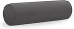 Round Cervical Roll Cylinder Bolster Pillow, 4" x 17" Orthopedic Cervical Roll Memory Foam Ergonomically Pillow forBed， Car, Office and Home Use，with Washable Cover (Dark Grey)