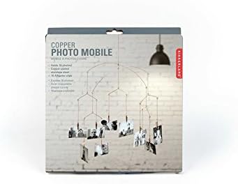 Kikkerland Mobile Photo Clip Fan, Copper