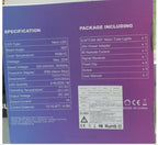 6.5FT 360 Degree Round RGB IC Neon LED Strip Light Kit with Controller & DC 24V Power Supply Flexible IP65 Waterproof 216LEDS/M Silicone Soft Rope lights for Home Decor Kitchen Bedroom Living room