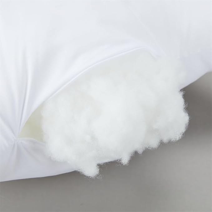 20x20 Inch Pillow Inserts (Set of 2) Synthetic Down Alternative Fill - Fluffy Durable Forms for Sofa, Bed & Accent Chairs