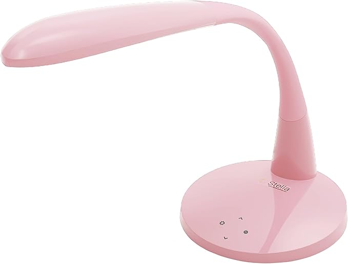Stella Two Task Lamp, Adjustable Desk Lamp, Dimmable LED Light with Custom Color Temperature for Desk, Home Office, Bedroom, or Living Room, Modern Design for Work, Study, and Reading Needs (12W)