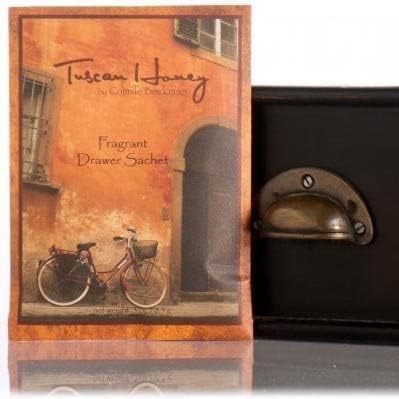 Camille Beckman Premium Fragrant Drawer Sachet, Tuscan Honey, 0.3 Ounce (3 Pack)