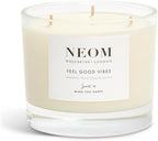 NEOM- Limited Edition Feel Good Vibes Candle |Mother's Day | Gift | Mandarin, Ylang Ylang & Jasmine (3 Wick)