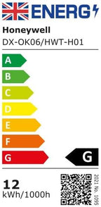 Honeywell Upgraded LED Desk Lamp - H01 Pro Sunturalux™ Foldable Desk Light with USB A+C Charging Ports, 3 Color Modes Dimmable Table Lamp for Home Office Reading(Black)