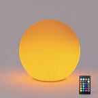 16 Inch Ultra-Fun LED Ball Light, Rechargeable Globe Floor Lamp w/Remote, 16 RGB Color Changing LED Glowing Orb Light, Waterproof Outdoor Ambiance Lighting, Pool Party Garden Patio Decor
