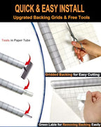 Frosted Glass Window Privacy Film Decorative with Tools, 2 Way Frosting Privacy Film for Glass Door, Static Cling Tint for Home Anti-UV, Covering Clings 23.6" by 77"