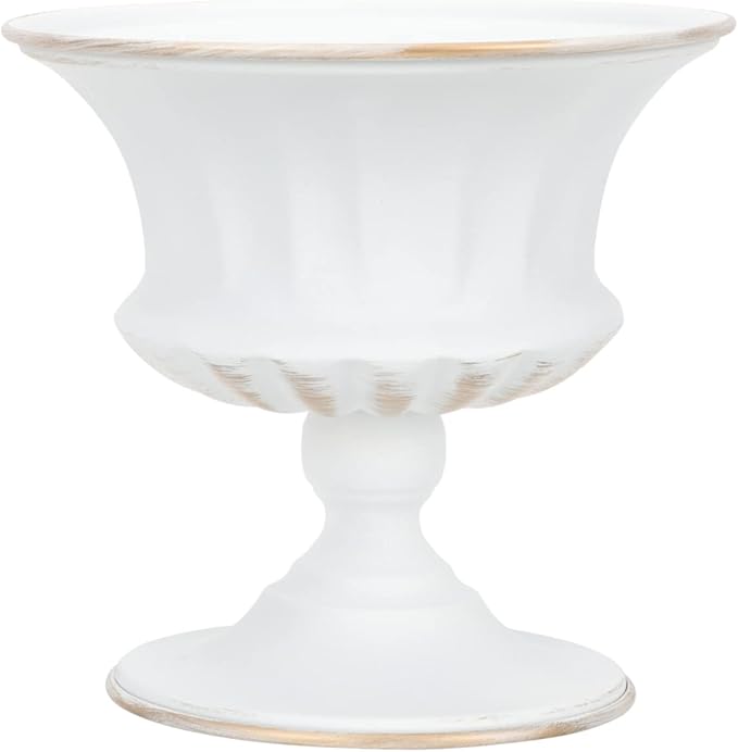 Vintage vase Iron urn Planter Decorative Table Front Porch urns House Plants Indoors Live urn Pot Outdoor Plant Pot Creative Flower Container Small Succulents Wrought Iron