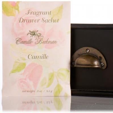 Camille Beckman Premium Fragrant Drawer Sachet, Camille, 0.3 Ounce