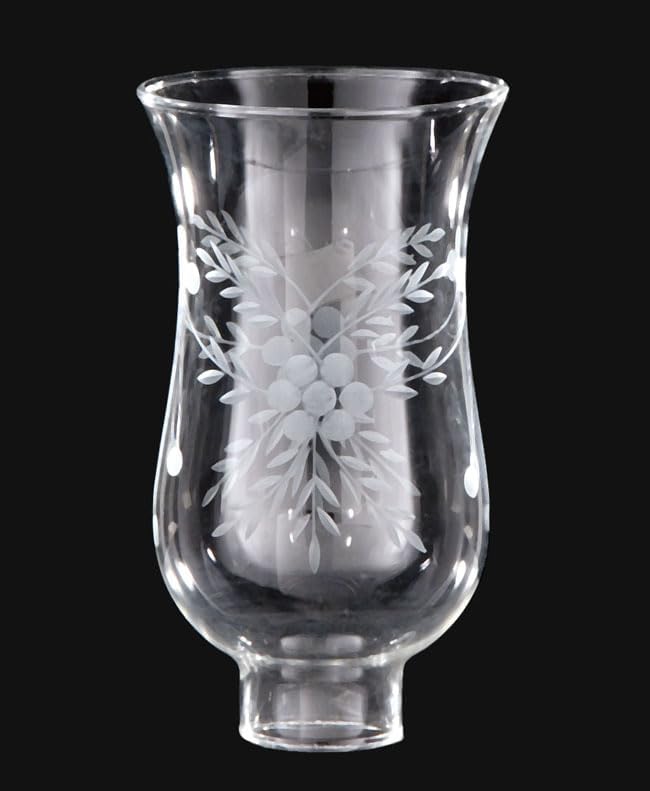 B&P Lamp Small 1 5/8 Inch by 6 1/2 Inch Cut Flower Hurricane Shade