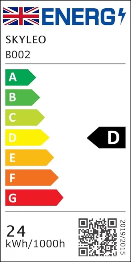 SKYLEO Led Desk Lamp for Home Office - 2400LM Ultra Bright Desk Light -Eye Caring Desk Lamp with Clamp - Adjustable Office Lamp with Remote Control- Easy Installation - 24W Black