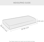 Yates Home PU Leather Couch Sofa Cushion Slipcover Water-Proof Elastic Chair RV Seat Covers Loveseat Sofa Furniture Protector Slip Cover for Seater Replacement in Living Room（Sofa, Beige）