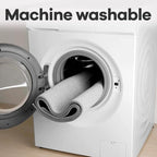 Runner Rug with Non Slip Rubber Backing, Washable Soft Floor Carpet for Kitchen, Hallway, Entryway Indoor, Bedroom, Laundry, Low Pile Area Rugs, Solid color with Pointillism style, 2*8 ft GREY