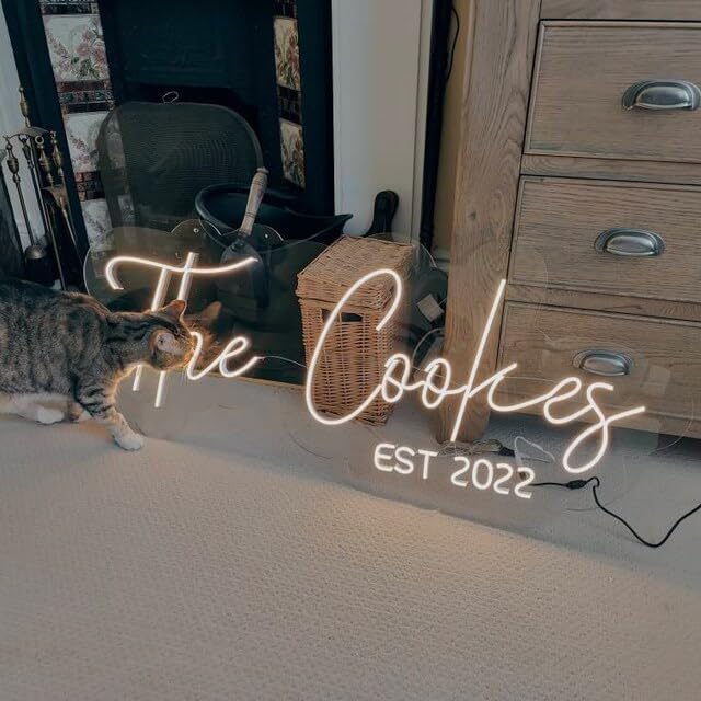 Custom Neon Signs,Neon Sign Customizable for Wall Decor,Personalized LED Neon Sign for Wedding Birthday Party Gift Party Bar Game Room Home Business Shop Name Logo Neon Lights