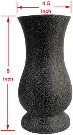 In Ground Grave Vase Cemetery Vase Grave Decoration Memorial Floral Vases with Spike and Floral Foam (Flowers are not Included)