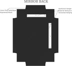 Kelly Miller Large Gold Decorative Mirror for Wall, 30"x40" Gold Bathroom Mirror Vanity Wall Mirror Rectangle Mirror Beveled for Master Bath Half Bath Living Room Bedroom Farmhouse Fireplace Hallway