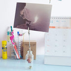 Wall Hanging Photo Display, DIY Picture Photo Frame String with 12 Clips for Hanging Photos Notes and Artworks (Adjustable Alligatory Clip)