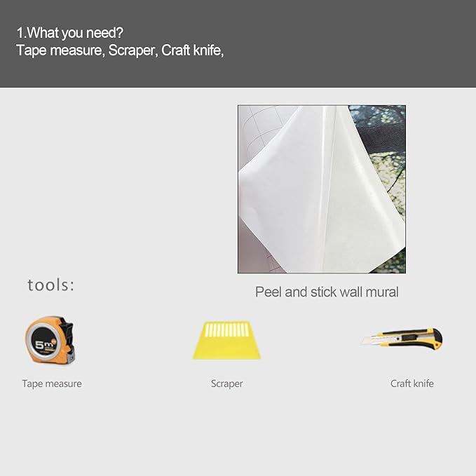 Colorful Banana Leaf Wall murals Peel and Stick Wallpaper for Bedroom Living Room - 108"x157"