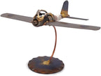 Zero Collectible Handmade Metal Art Figurine, Desk Accessories, Trophy, Boss Gift, Home Office Décor, Aircraft