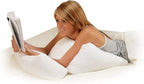 Contour Flip Pillow - 10-in-1 Rest Positions Wedge Pillow for Gentle, Plush Elevation for Back, Knees, Legs or Stomach Support Comfort & Relief - Standard Size (20 inch Width - Pillow ONLY)